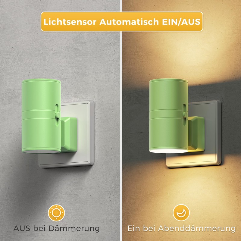LOHAS-LED Night Light Socket, Night Light with Twilight Sensor [Pack