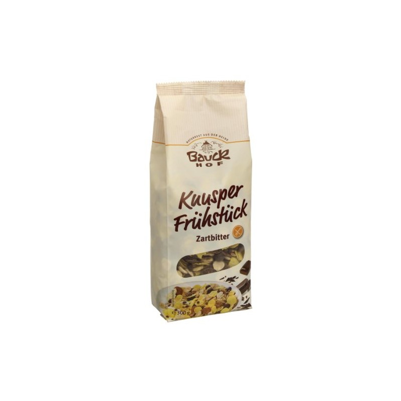 Bauckhof Crispy Breakfast, Dark Bitter Pack of 2 (2 x