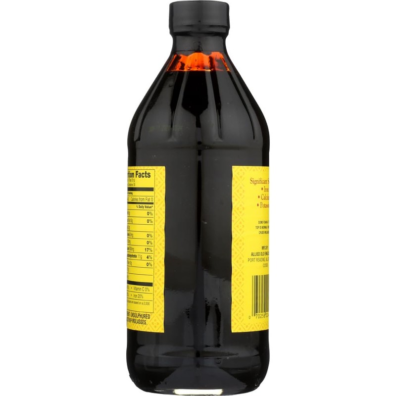 Plantation Blackstrap Molasses Unsl. 15-ounces (5 Pack)