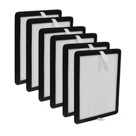 PUREBURG Replacement True HEPA Filter Compatible with MeacoDry Arete One 10L &12L Dehumidifier Air Purifier 2-in-1,6-Pack