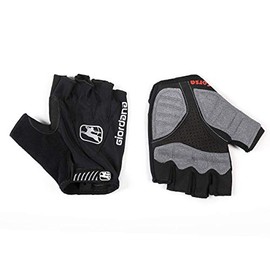 Giordana Men's Corsa Short Finger Cycling Gloves, Black, L