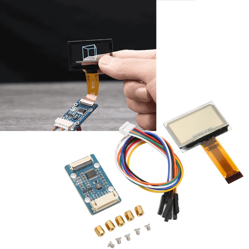 1.51 Inch Screen Module Kit SPI I2C Interface Transparent Blue