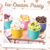 MATICAN Paper Ice Cream Cups with Lids, 40-Pack 325ml Soup