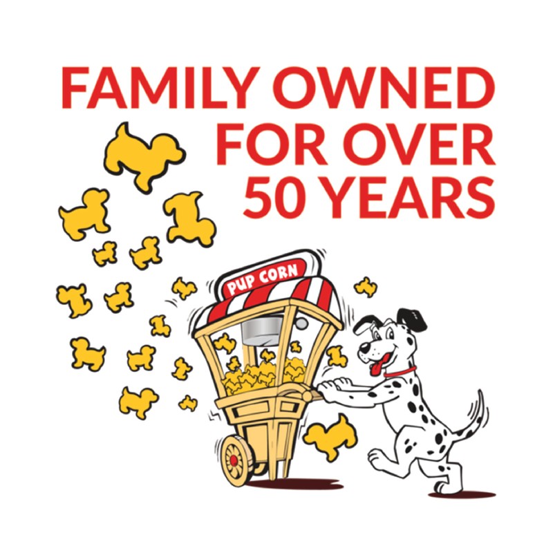 Pup Corn Plus - Puffed Dog Treats with Preiotics and