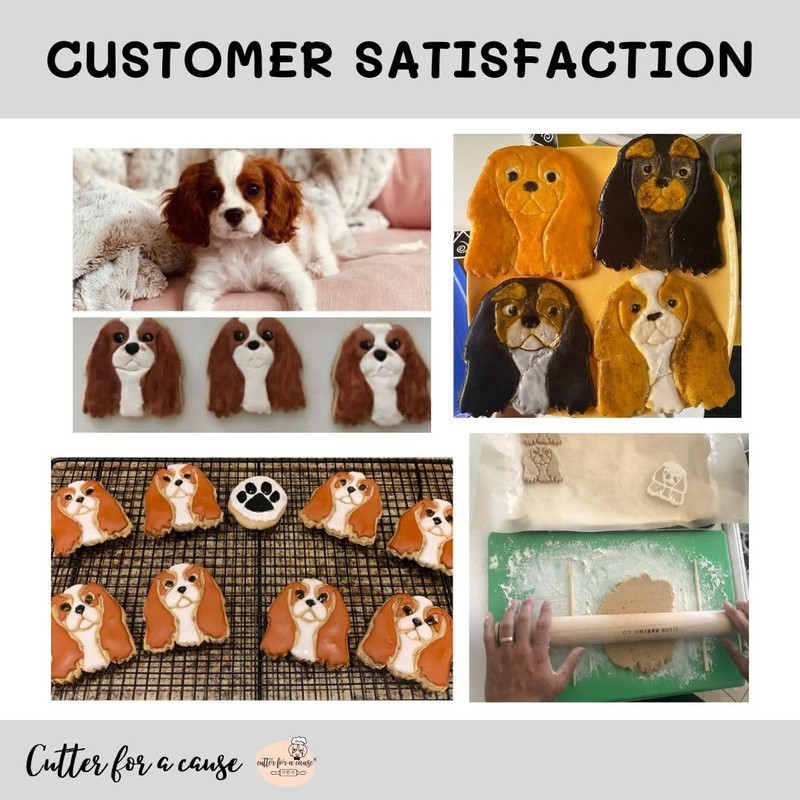 Cavalier King Charles Spaniel Cookie Cutter and Dog Treat Cutter