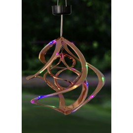 Red Carpet Studios Double LED Lighted Cosmix Spinner, 14-Inch, Copper