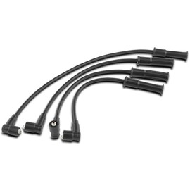 Frankberg 4x Ignition Cable Set Ignition Cable Compatible with Logan LS 1.4L 1.6L 2004-2012 M.e.g.a.n.e I BA0/1 1.4L 1.6L 1998-2002 Sandero/Stepway I BS 1.4L 1.6L 2009-2012