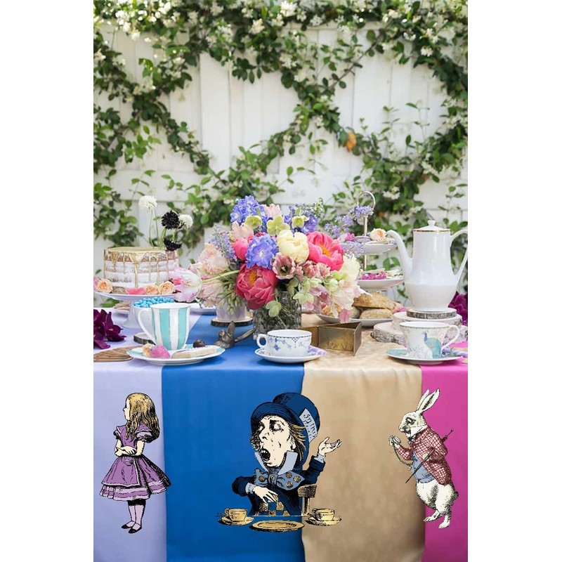 Alice in Wonderland Decor Tea Party Decoration Cardboard Cutouts 10