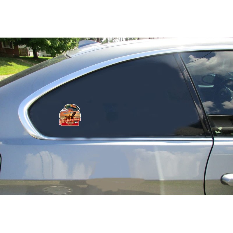 U.S. Custom Stickers South Padre Island Texas Beach Sticker 3
