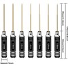 RCpow Hex Driver Set Hex Allen Screwdriver Kit 0.9mm 1.27mm