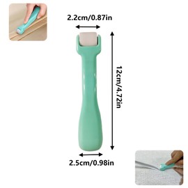 Quilting Seam Roller Tool for Sewing, 16mm Plastic Press & Roll Wallpaper Pressure Roller Tool Roller Quilting Tools for Quilting Sewing Wallpaper Home Decoration, Blue