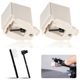 ATN3600L Record Player Needle Replacement, Diamond Record Player Replacement Stylus Compatible for AT-LP60, AT-L60X, AT-LP60XBT, AT-LP60-USB, AT-LP2D, AT-LP2D-USB, AT-PL50 and AT-PL300(size:4pcs/set)