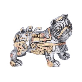 Dog Ornament Durable Resin Small Compact Modern Style Home Decoration for Living Room Gift