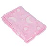 1.5x2m Luminous Blanket Double Side Flannel Star Moon Design Soft