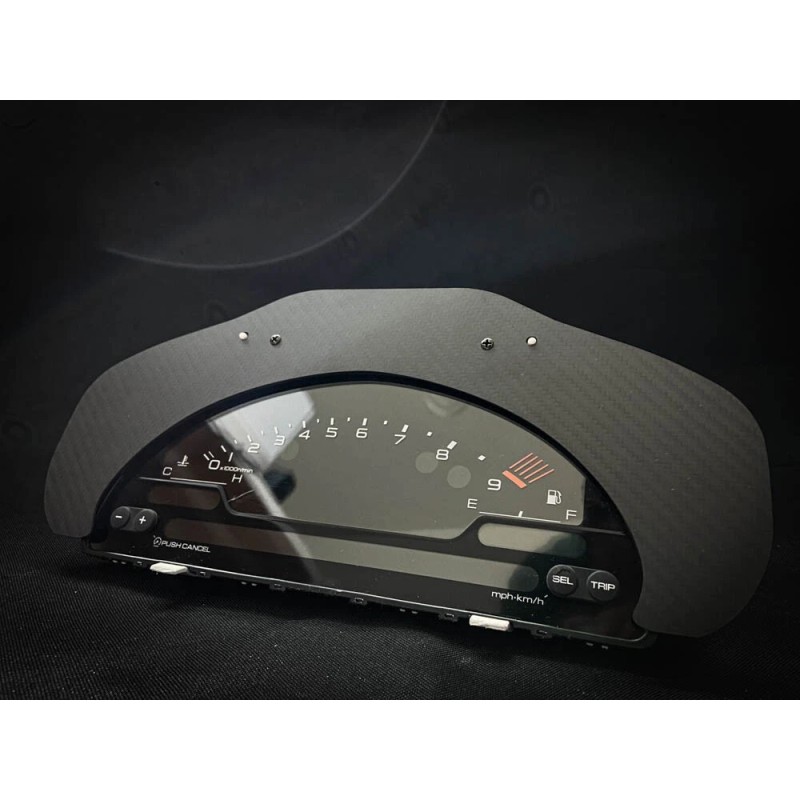RPSDZN Twill Dry Carbon Fiber S2000 Cluster Conversion Bezel for