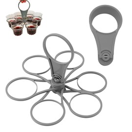 2PCS Portable & Foldable Cup Carrier Holder, Drink Pouches for Festivals, Foldable Plastic Drink Holder, for Festivals, Sports, and Gigs, Pocket-Sized Convenience