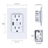 2.4GHz Wi-Fi + Bluetooth LE Smart USB Outlet Receptacle, Type