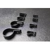 INSTALL BAY 25 PACK 1/8 IN CABLE CLAMPS NYLON BLACK