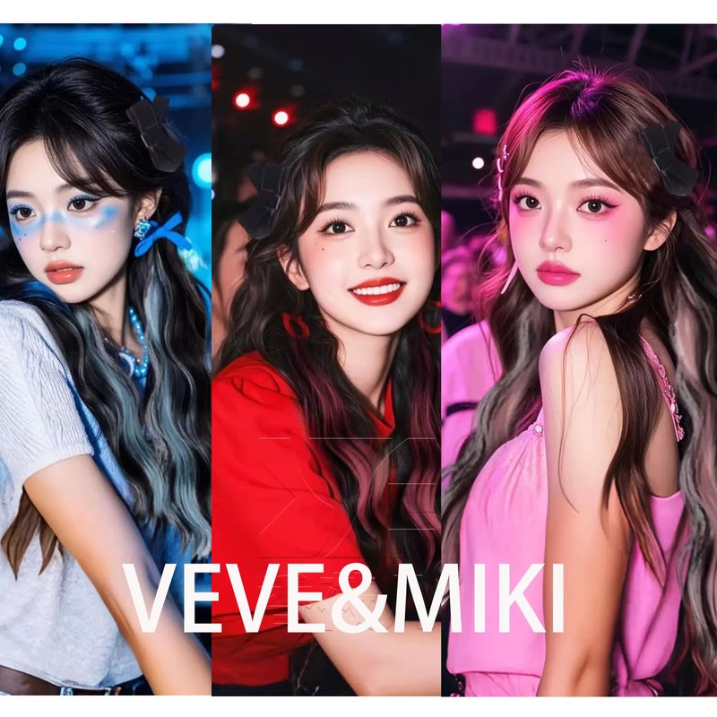 VEVE&MIKI ヘアエクステ エクステンション ポニーテール ウィッグ ふわふわ巻き髪エクステ ロング 取り付け簡単 エクステ ストレート