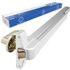 Panic Bar Exit Device - Push Bar for Exit Doors & Exit Lever with Key - Aluminium Silver Finish - Fitting Instructions