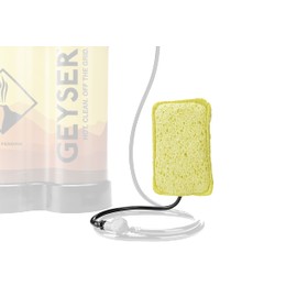 Geyser System Scrub Replacement Sponge for The Portable Shower & Cleaning Kit for Camping & Outdoor Recreation - Yellow