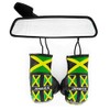Jamaica Flag Mini Boxing Gloves for the Car or Home