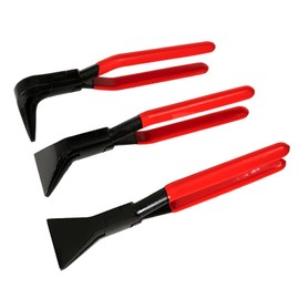 Punmew 3-Piece Hand Seamers Sheet Metal Tools Straight, 45° & 90° Hand Sheet metal Bending Pliers Set