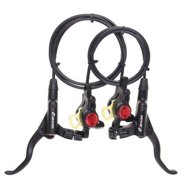 jpfashion Bicycle Brake Levers Left and Right Levers Set MTB Bicycle Hydraulic Disc Brake Set Front and Rear Bike Parts
