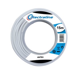 Electraline Coaxial Antenna Cable 15 m White