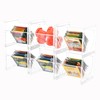 CINPIUK 6 Pack Stackable Tea-Bag Holder Space-Saving Clear Coffee Pod