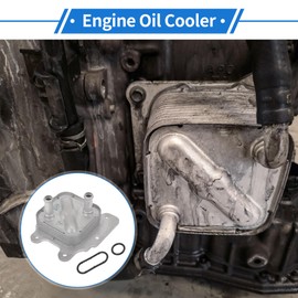 VekAuto 1 Pc Engine Oil Cooler for Nissan Rogue 2014-2020,for Nissan Altima 2013-2018 Aluminum Alloy Transmission Oil Cooler Trans Cooler with O-ring Seals