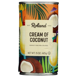 Roland Foods Cream of Coconut, 15 Ounce Can, Pack of 1