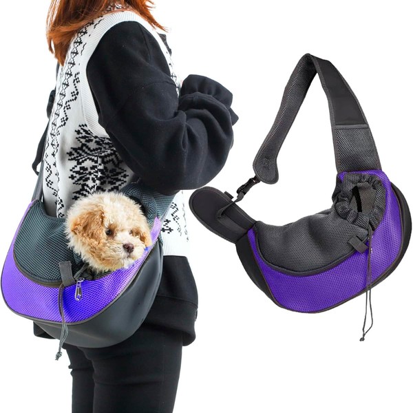Gavpepy Pet Dog Sling Carrier Puppy Pet Slings Bag for