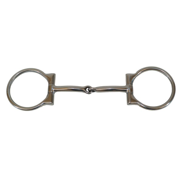 Partrade METALAB STAINLESS STEEL DEE OFF SET HORSE BIT BY
