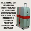 Cincha Travel Adjustable Luggage Strap, Fits Carry-On and Checked Bags,
