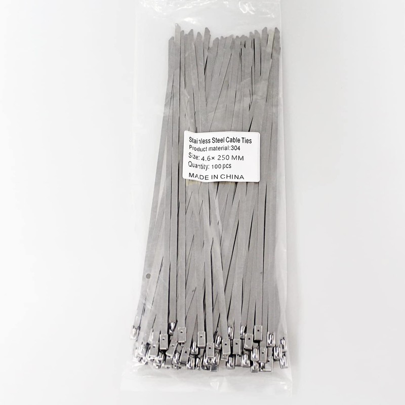 Stainless Steel Cable Ties, LUBAN Steel Cable Ties, Pack of