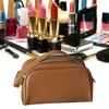 Cosmetic Bag Large Capacity Makeup Bag Double Zipper Portable Travel