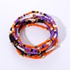 HEIDKRUEGER Bead Stretch Bracelets Independence Colorful Tiny Beaded Stackable Vsco