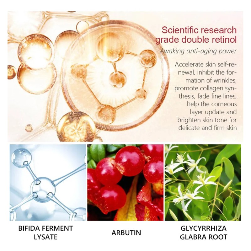 Srum Anticrculo Con Retinol Para Ojeras, Ojeras Y Ojeras