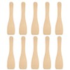 OSDUE Wooden Spatula, Set of 10 Beechwood Spatula for Cooking,