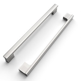 FILTA 9 Inch(228mm) Hole Centers Brushed Nickel Cabinet Pulls Cabinet Pulls(Set of 10),Satin Nickel Cabinet Pulls Kitchen Cabinet Handles Cabinet Hardware for Cabinets Cupboard Drawer