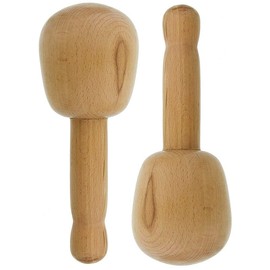 Jumbo 2 Piece Dapping Punch Set in Hardwood
