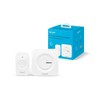 Garza - Portable Wireless Doorbell 1 Push Button + 1