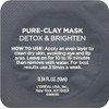 Máscara de arcilla pura LOréal Paris Detox Brighten, 1.7 fl.