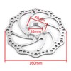 BlueSunshine Front and Back Disk Brake Kit - 160mm For
