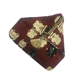 IWOWHERO Mini Triangle Bag Japanese Style Purse Small Portable Wallet Pocket Sundries Storage Organizer Pouch for Daily Use Random Color