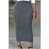 YYUNANG Women's Elegant High Waist Stretchy Long Pencil Skirt Hip