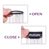 IDN BEAUTY Hair Tinsel Clip in, 12pcs Silver Sparkling Tinsel