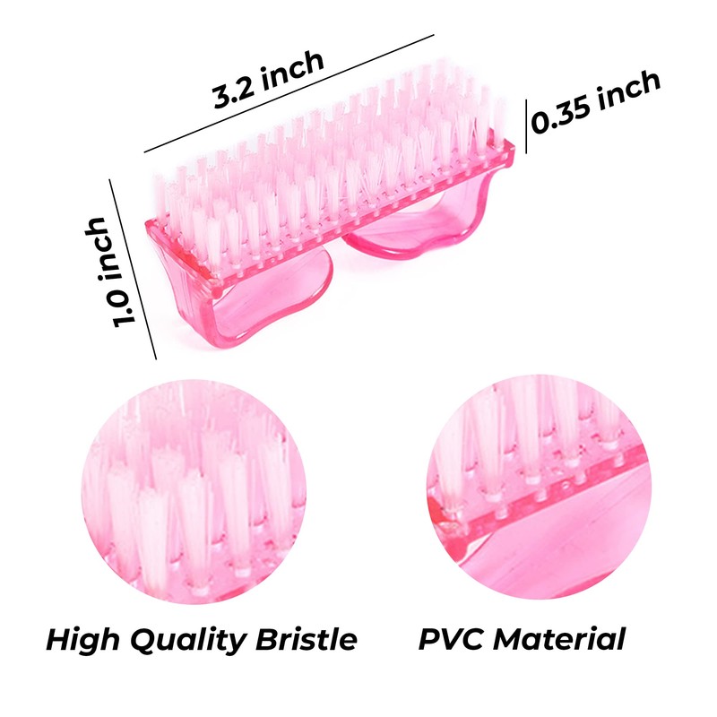 WATELL 4 Pcs Nail Brush for Everyday Use - 4