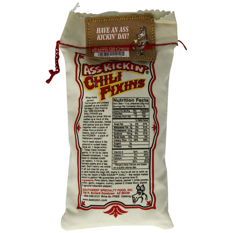KICKIN' Chili Fixins - 6 Pack - Premium Gourmet Gift